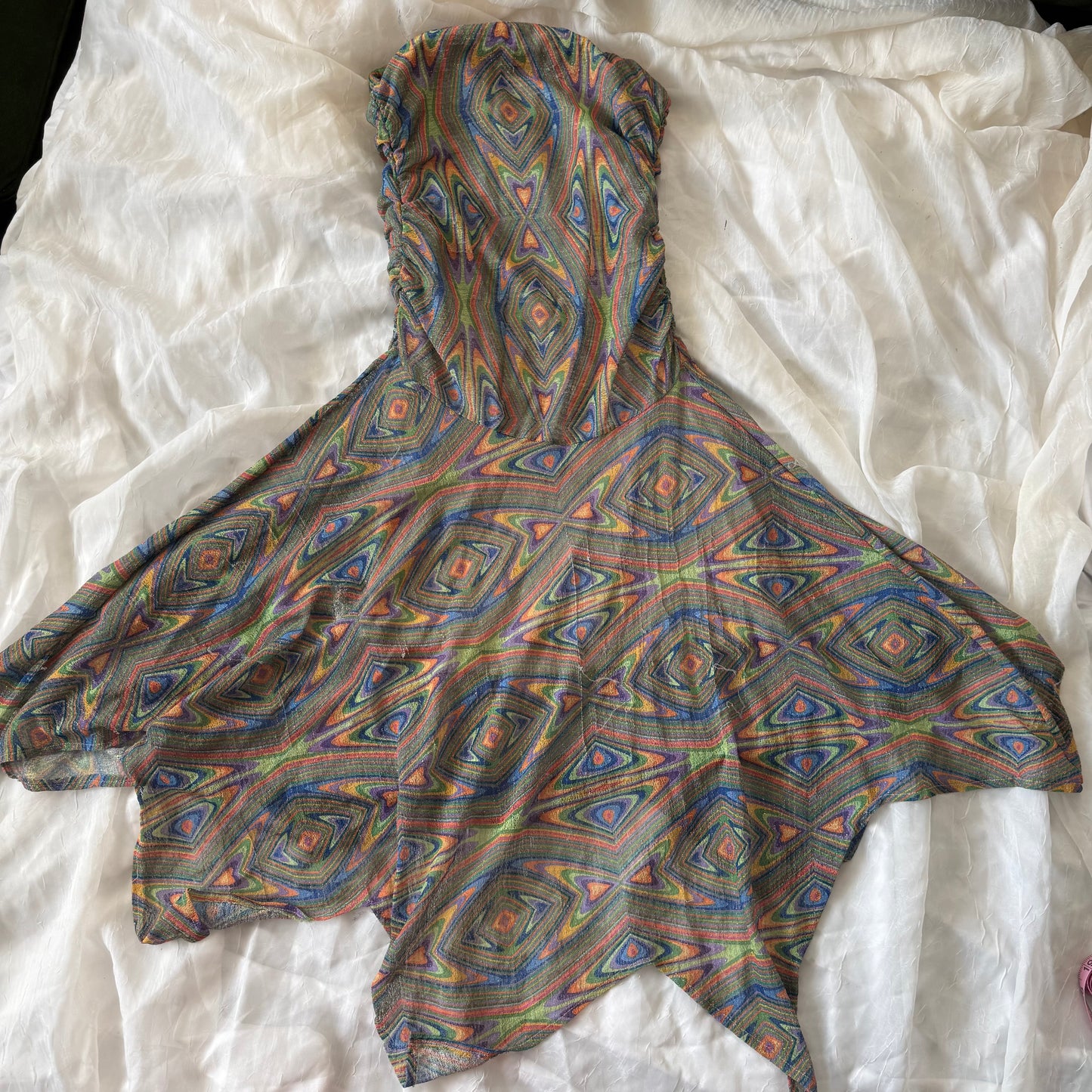 Swirly boho fairy dress