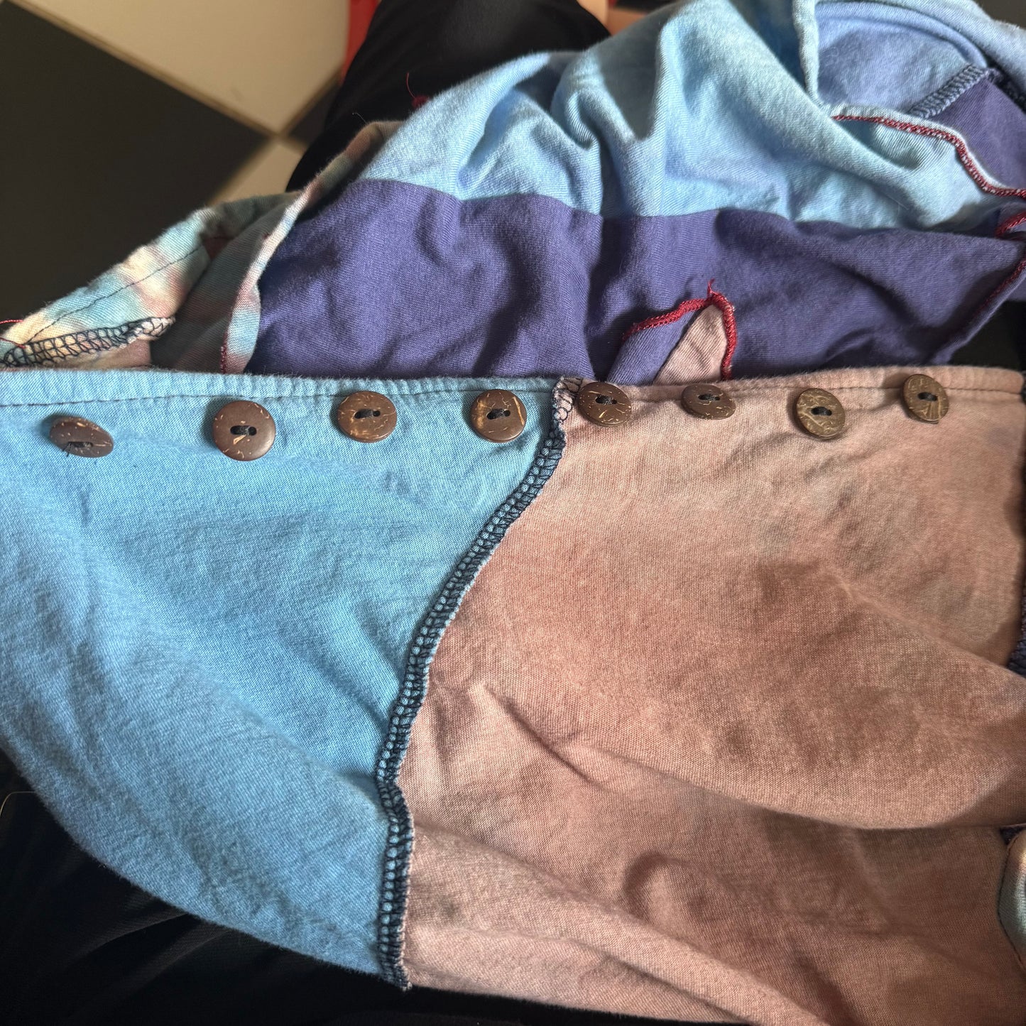 Fairy adjustable purple mini skirt