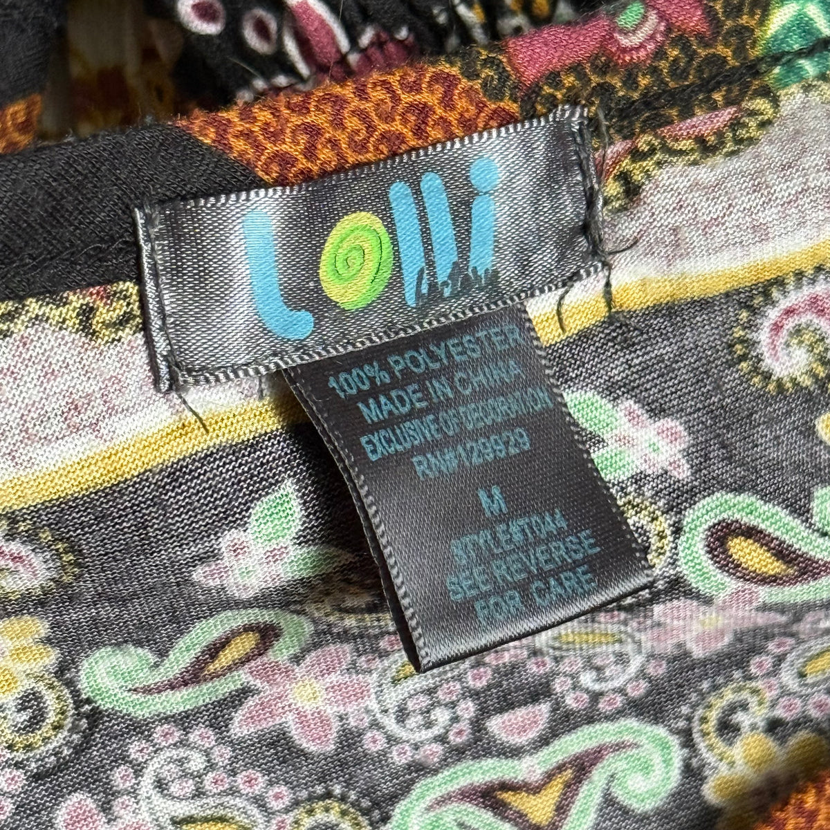 Lolli’s paisley boho top