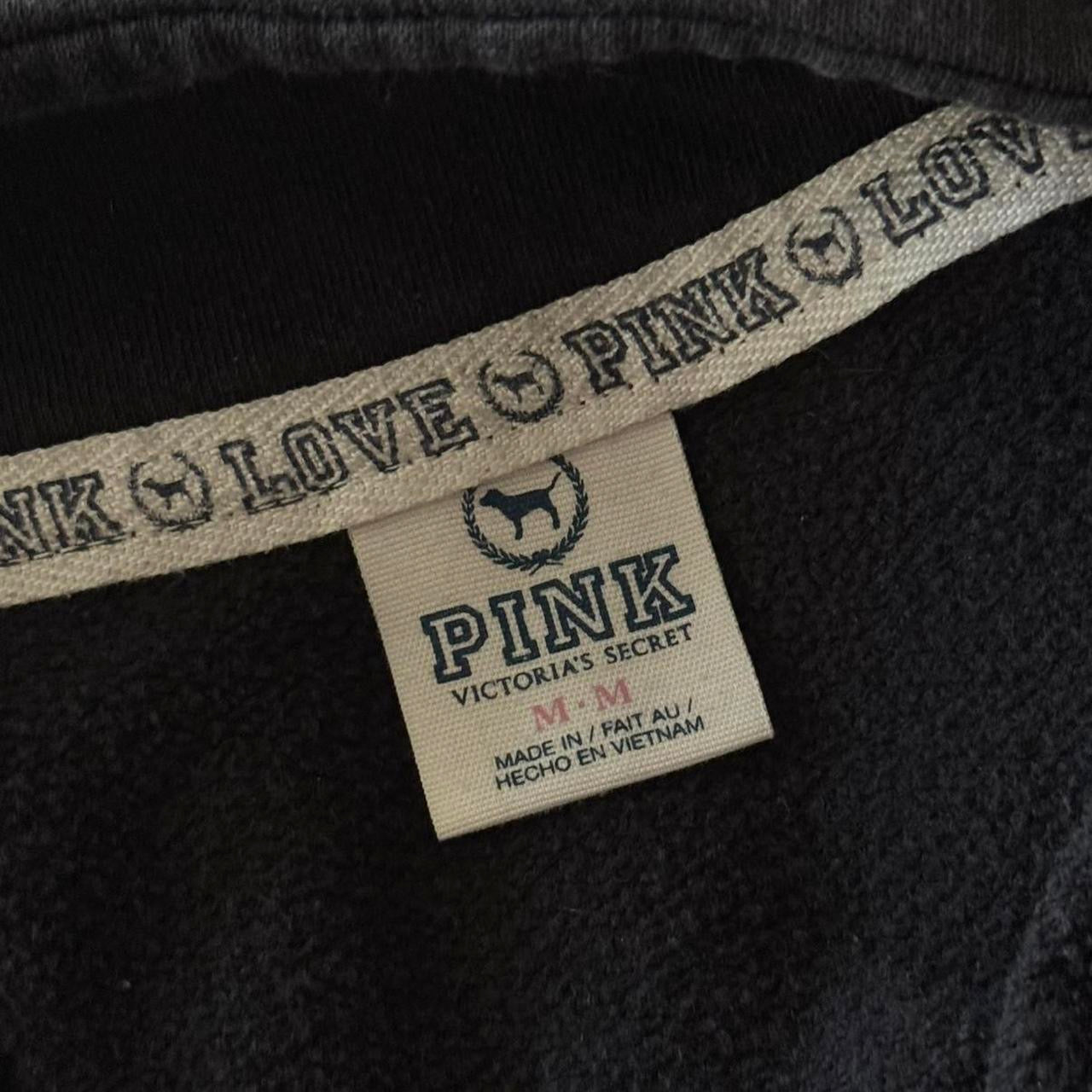 Love Pink quarter zip sweatshirt