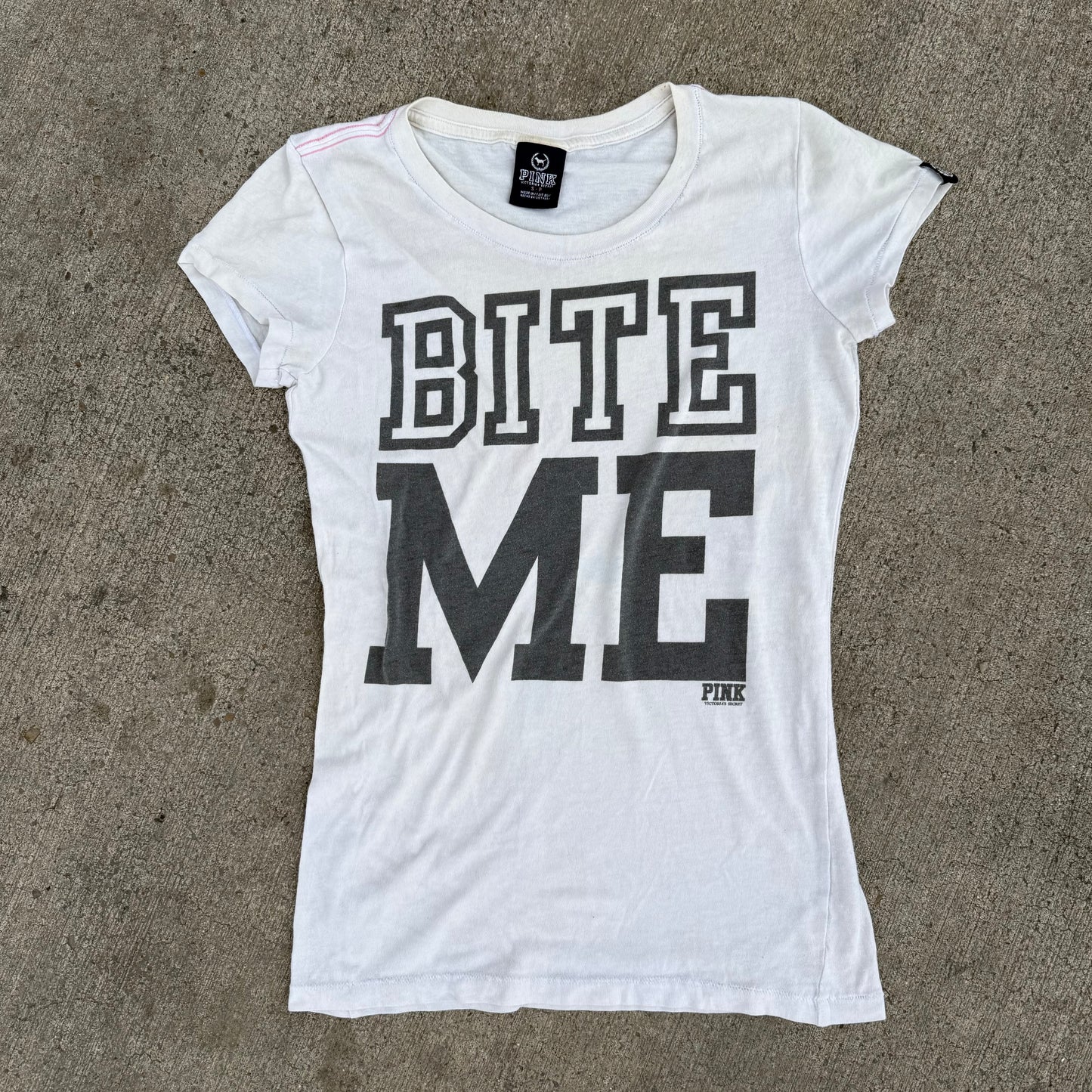 “Bite Me” PINK Victoria’s Secret top