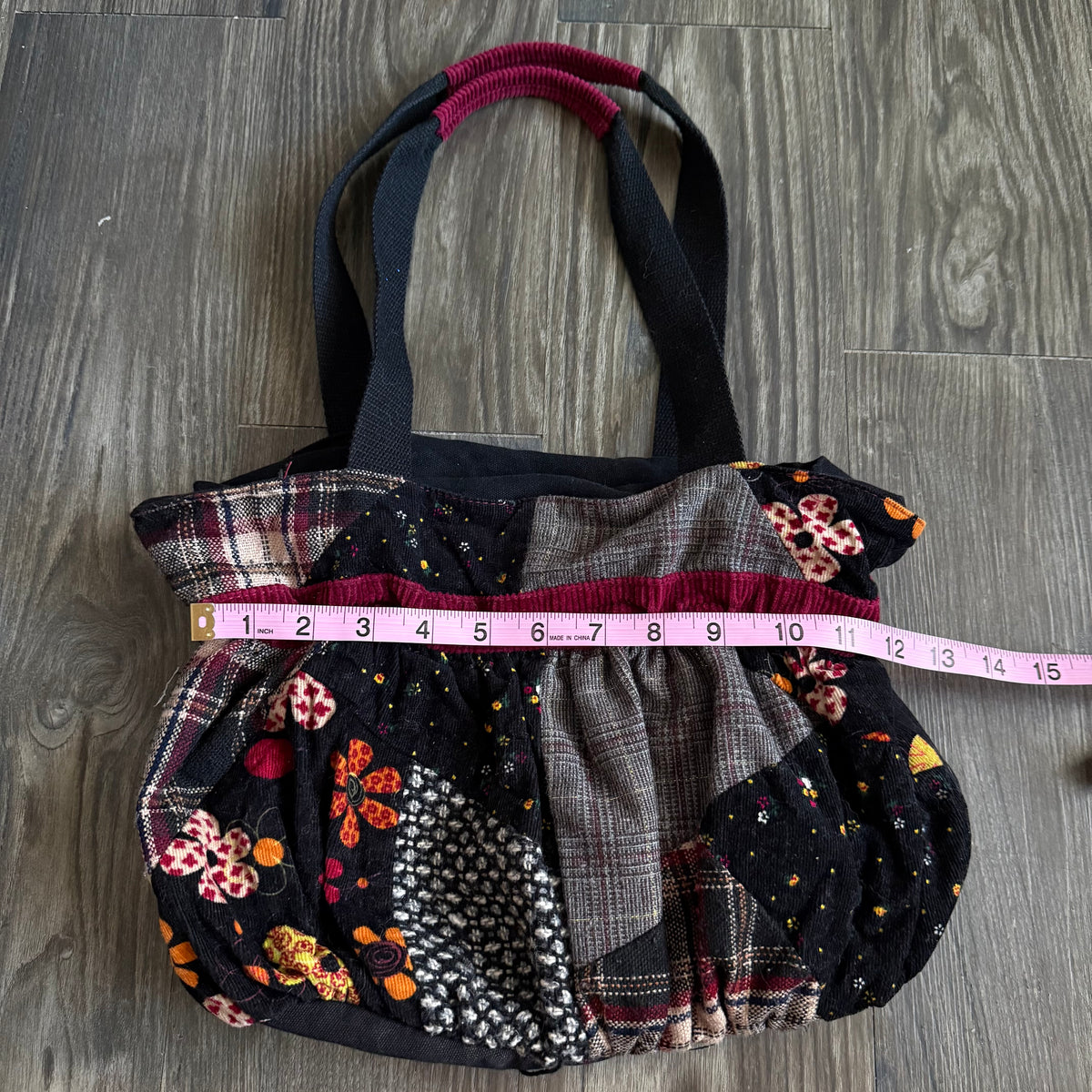 Grace’s fall patterned bag