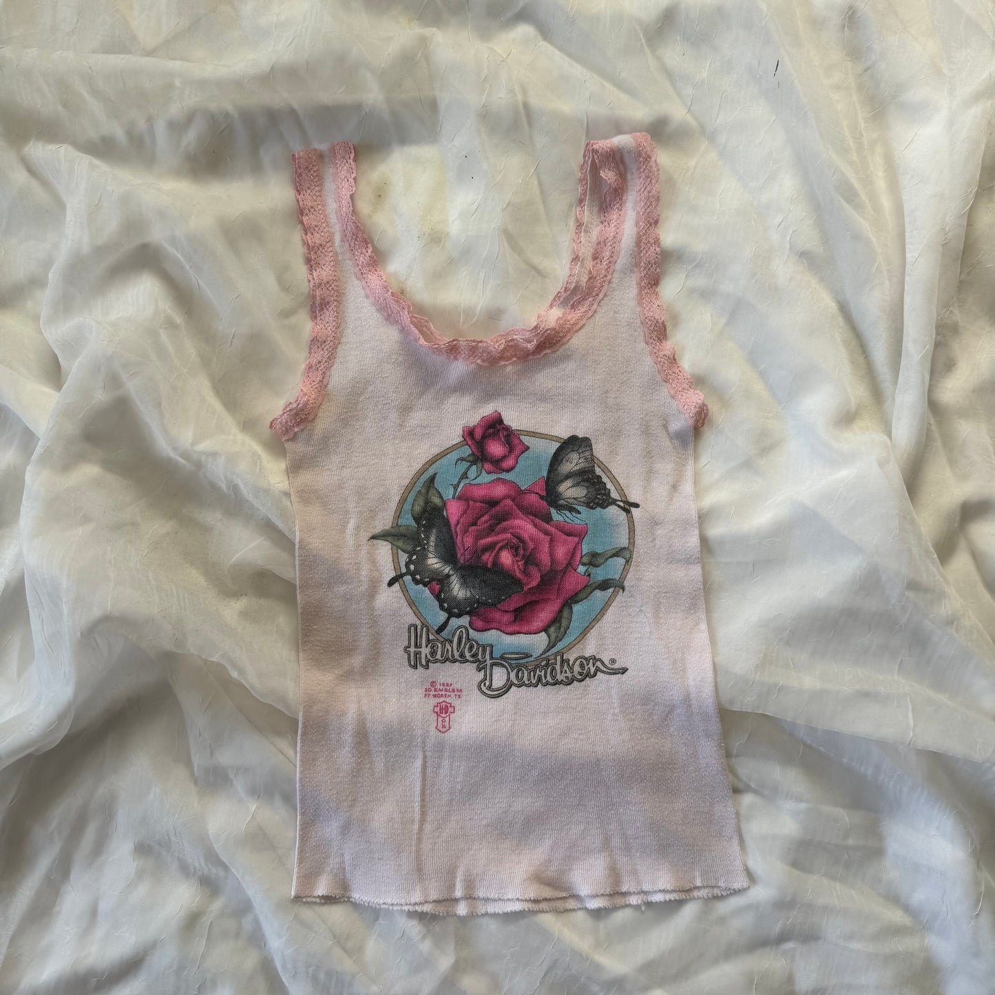 3D Emblem Harley Davidson tank top