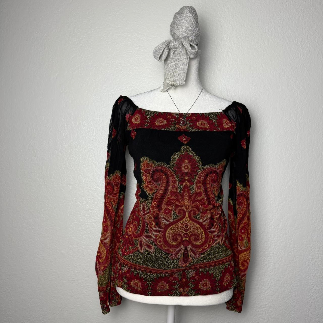 INC international boho longsleeve