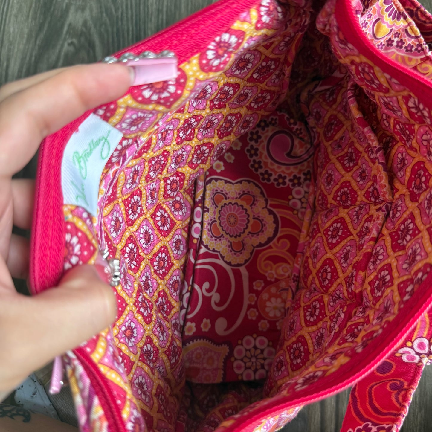 Vera Bradley Raspberry Fizz bag