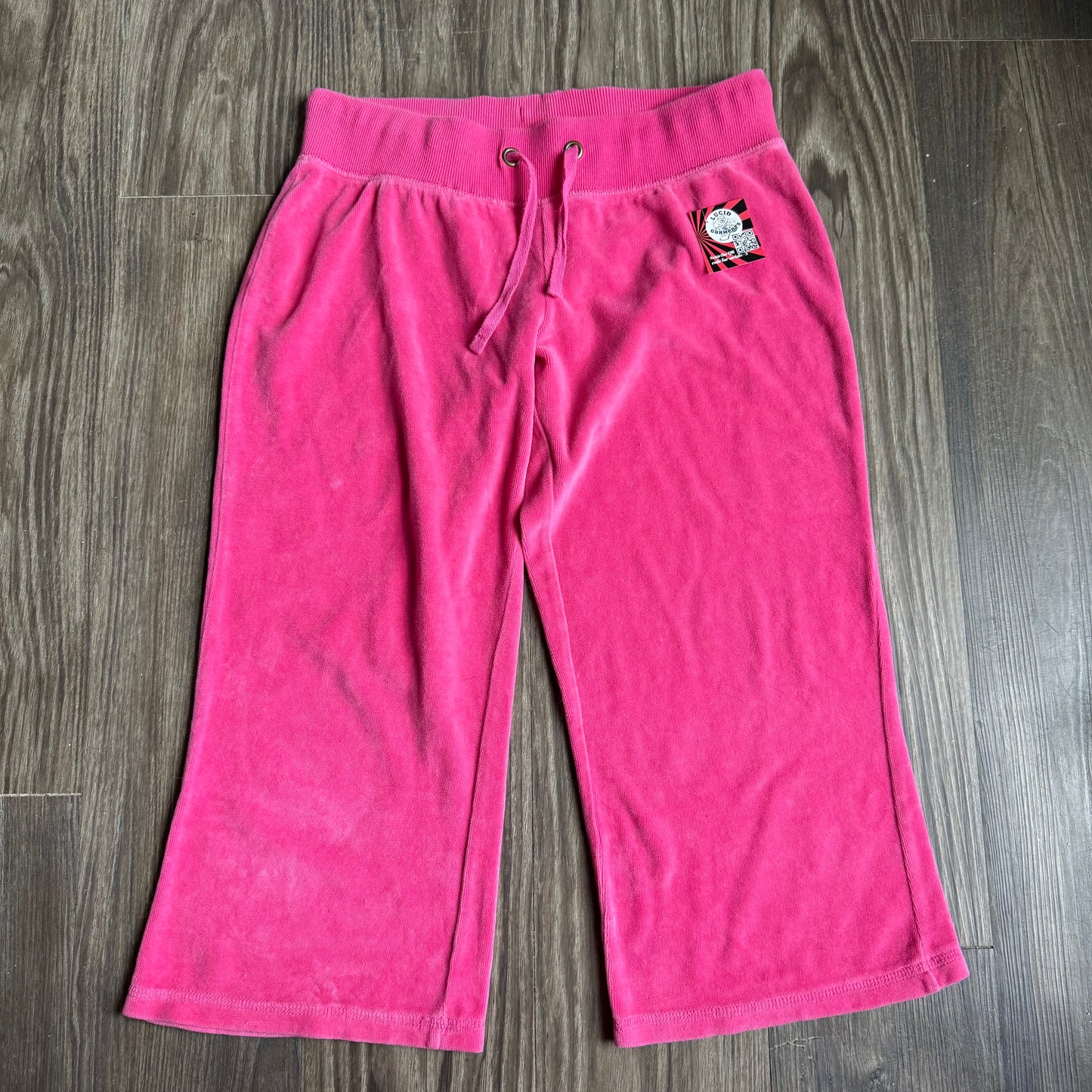Pink velvet gauchos