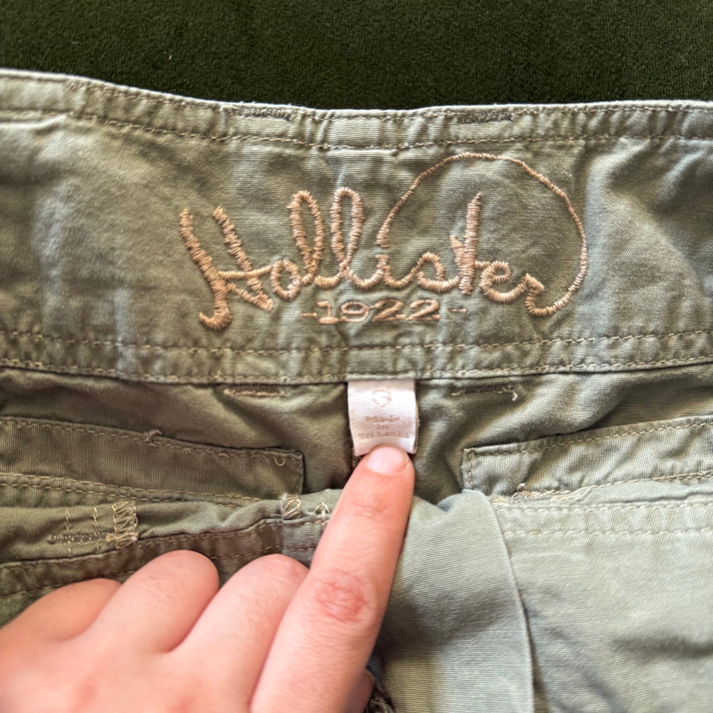 Hollister cargo mini skirt