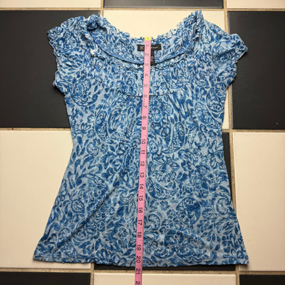 Blue flower cottage babydoll