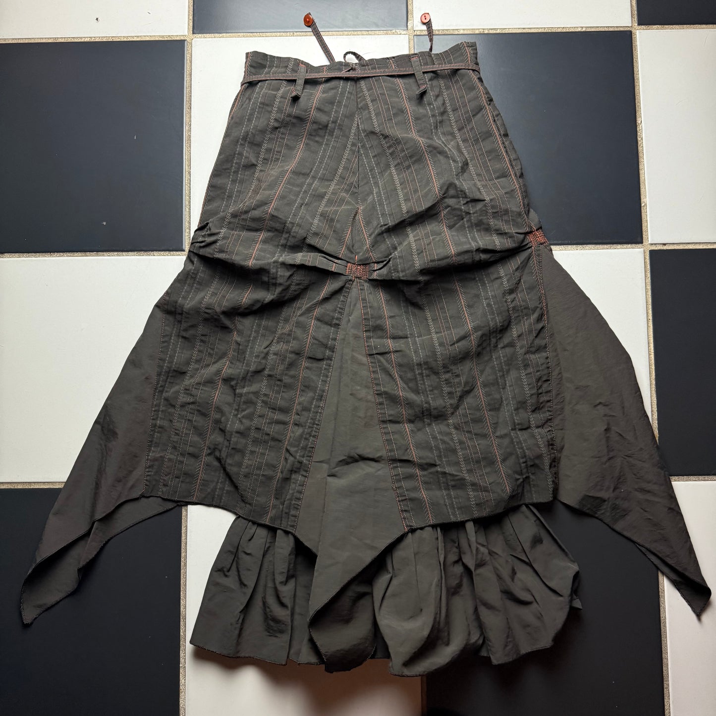 Euro grunge maxi skirt