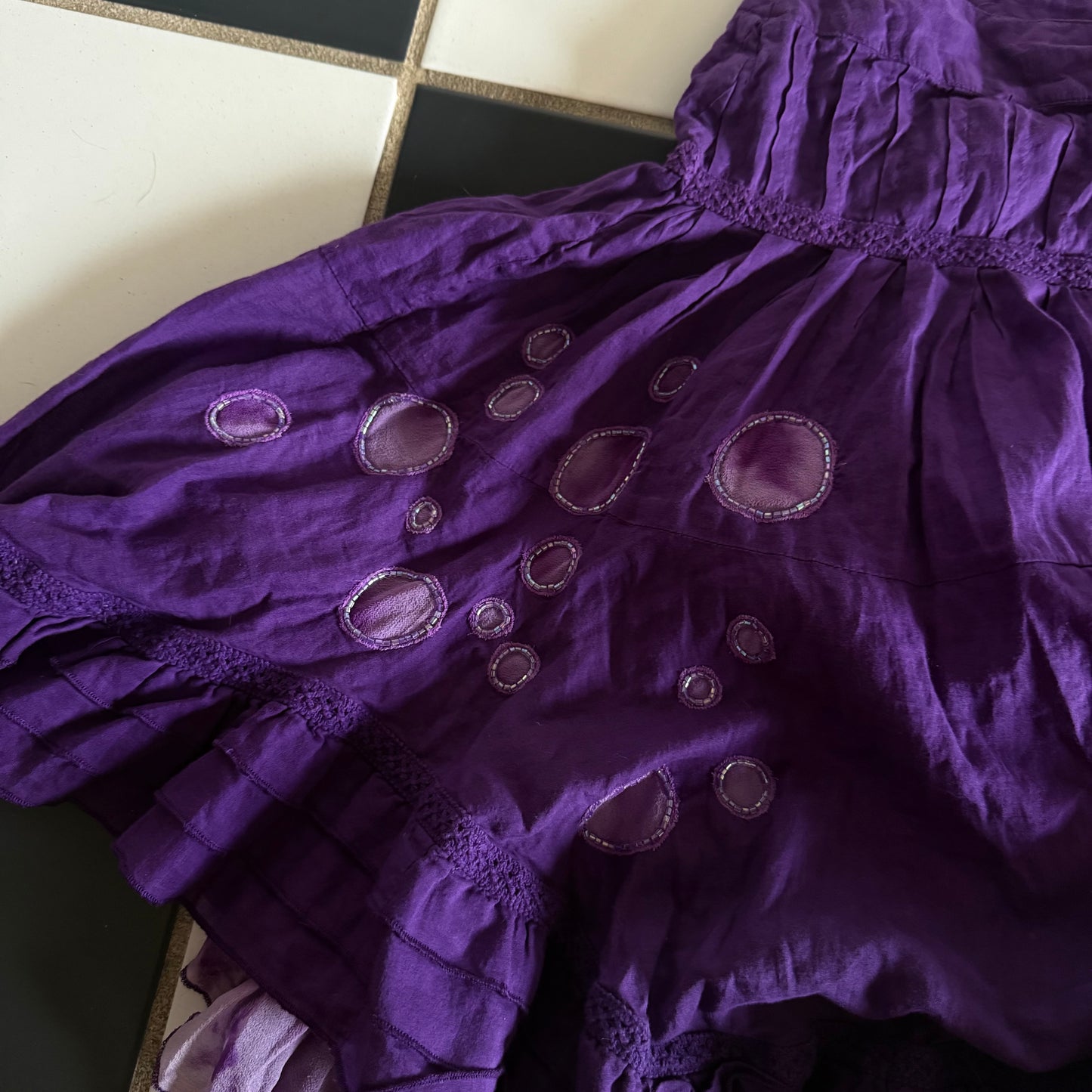 Jean Paul Gaultier whimsy ruffle skirt