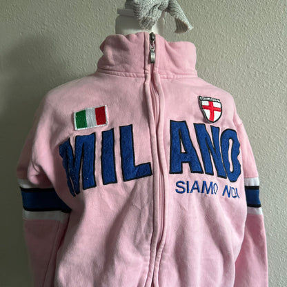 Milano Italy pink zip up