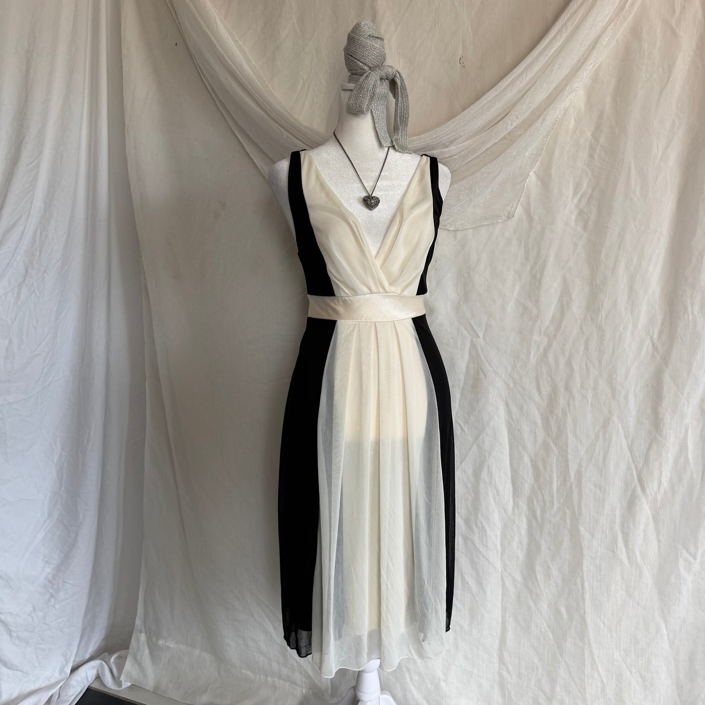 2000s Ruby Rox ribbon hoco dress