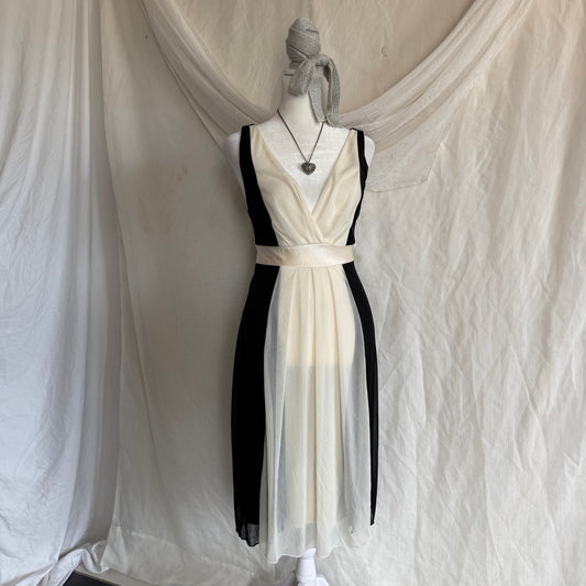 2000s Ruby Rox ribbon hoco dress