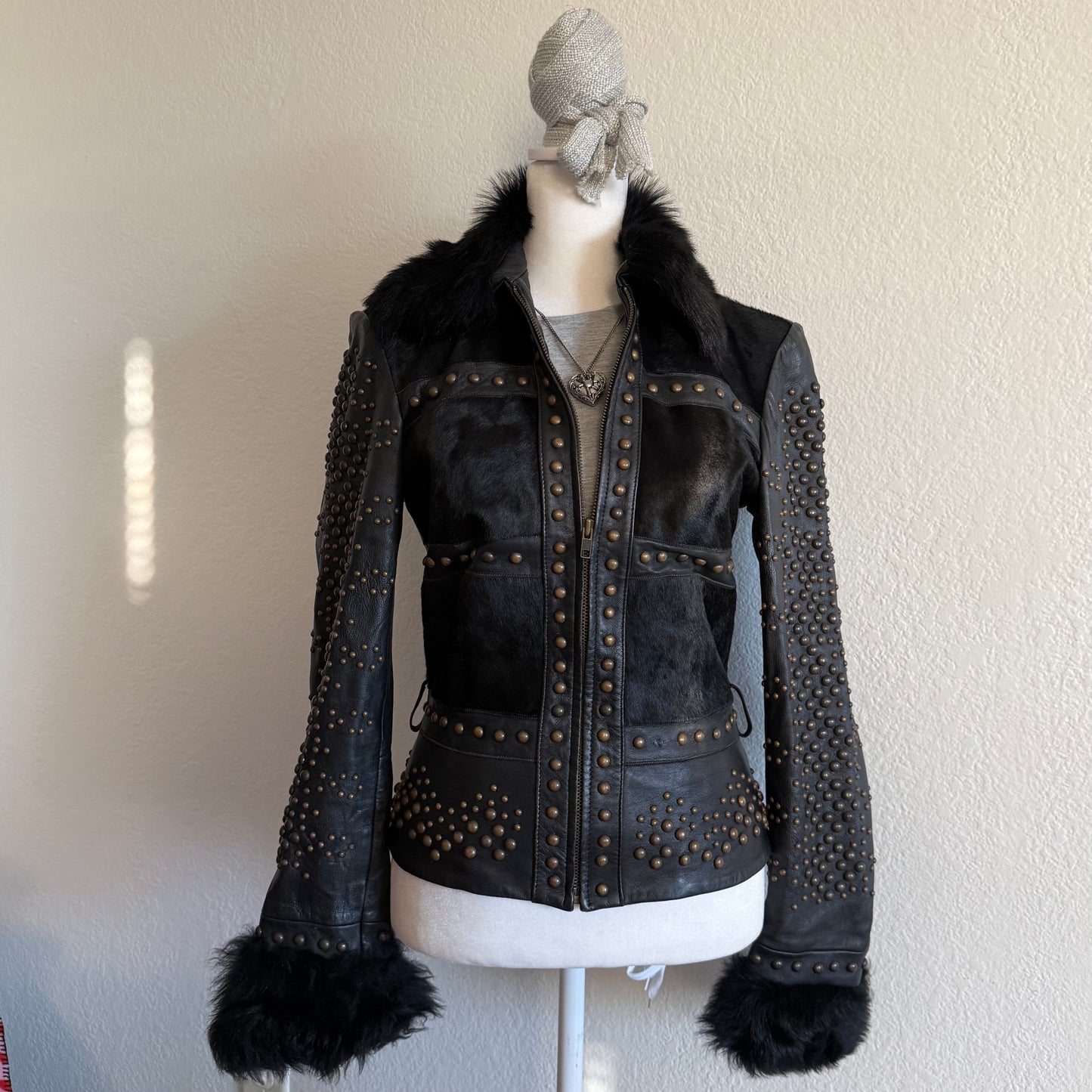 Vintage Cache studded jacket