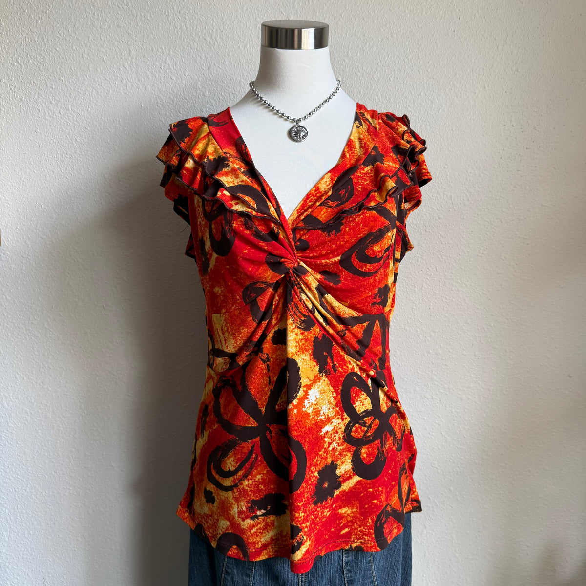 Suzie’s tropical flower top
