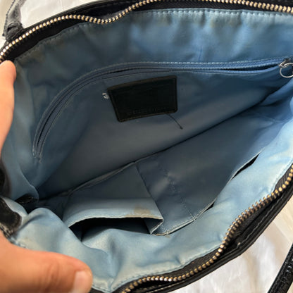 Coach quilted nylon shoulder bag