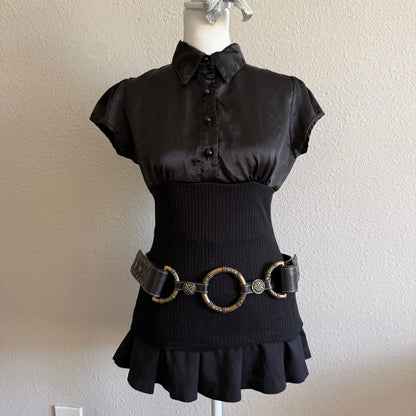 Office Siren satin top