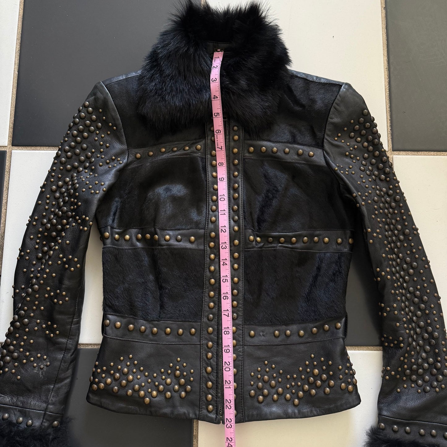 Vintage Cache studded jacket