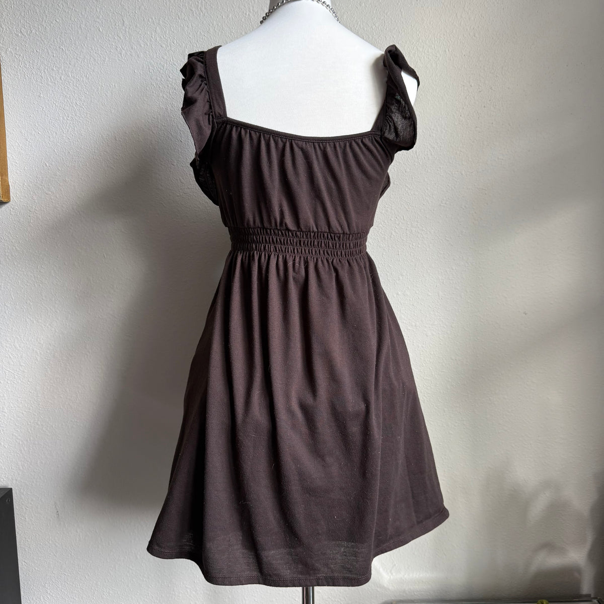 Molly’s brown fall dress