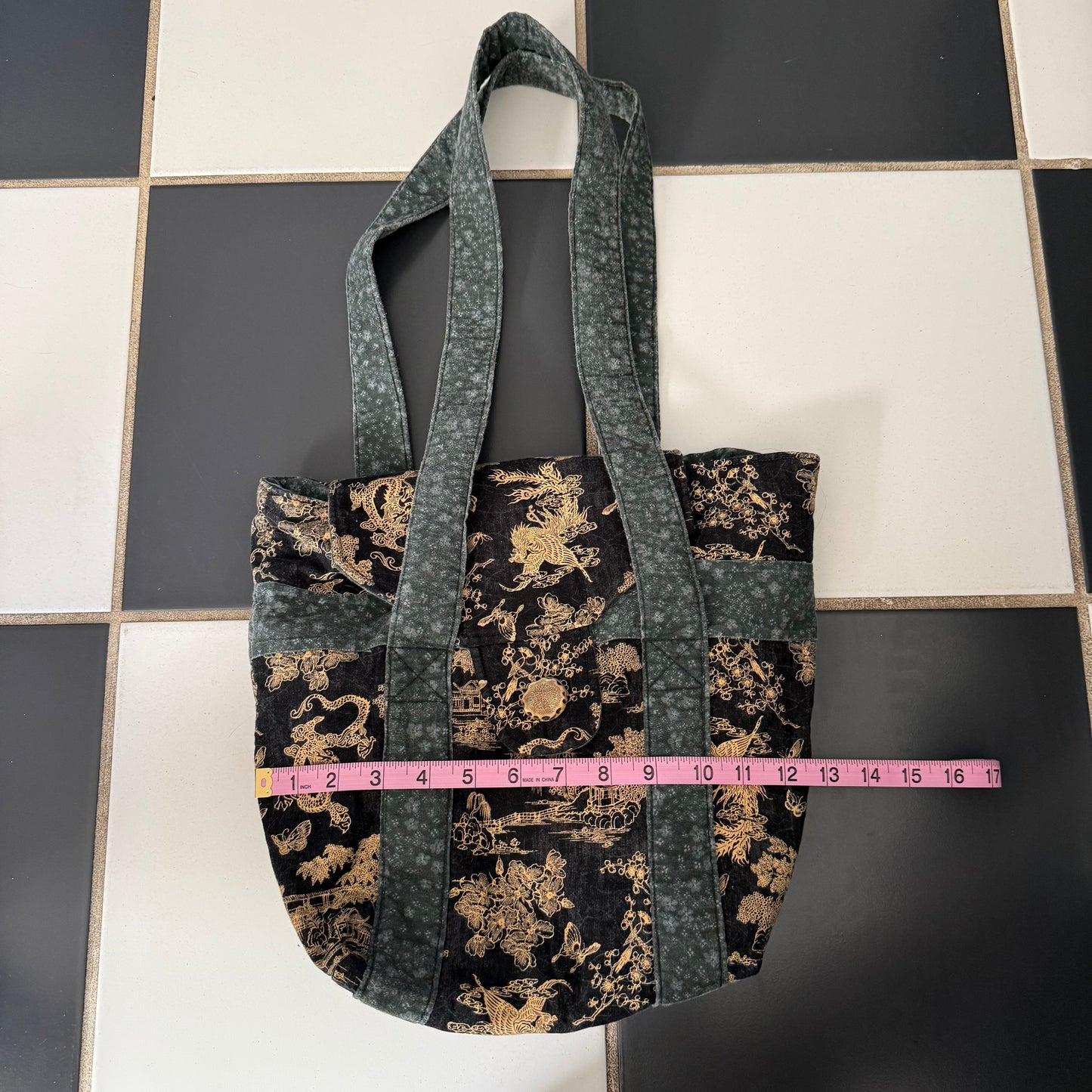 Japanese shoulder tote bag