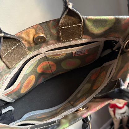 Dooney & Bourke circle logo handbag