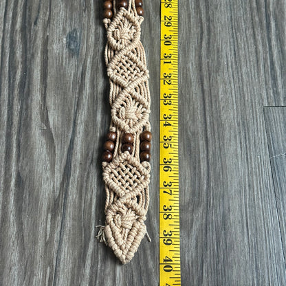 2000s crochet beaded belt