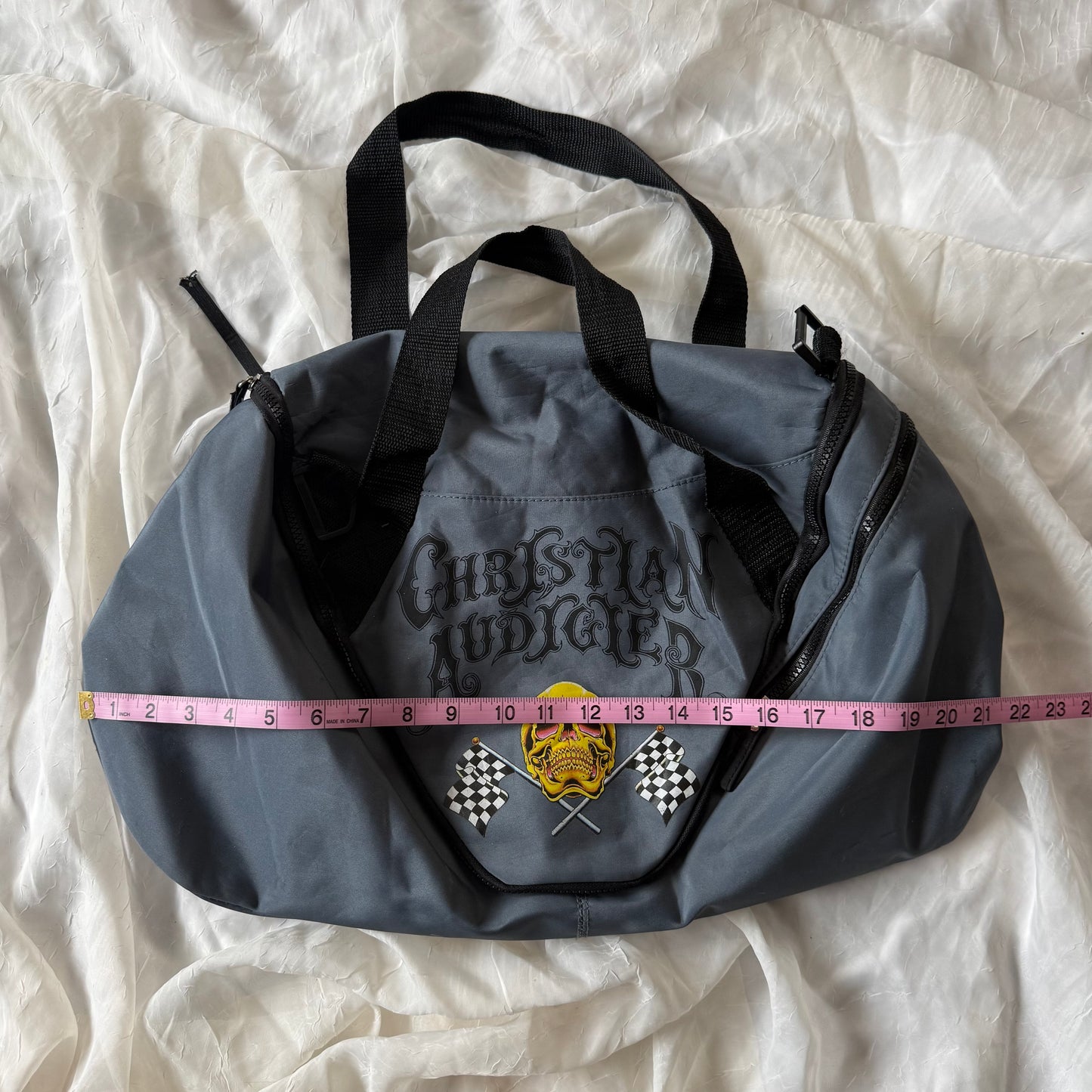 Christian Audigier duffle bag