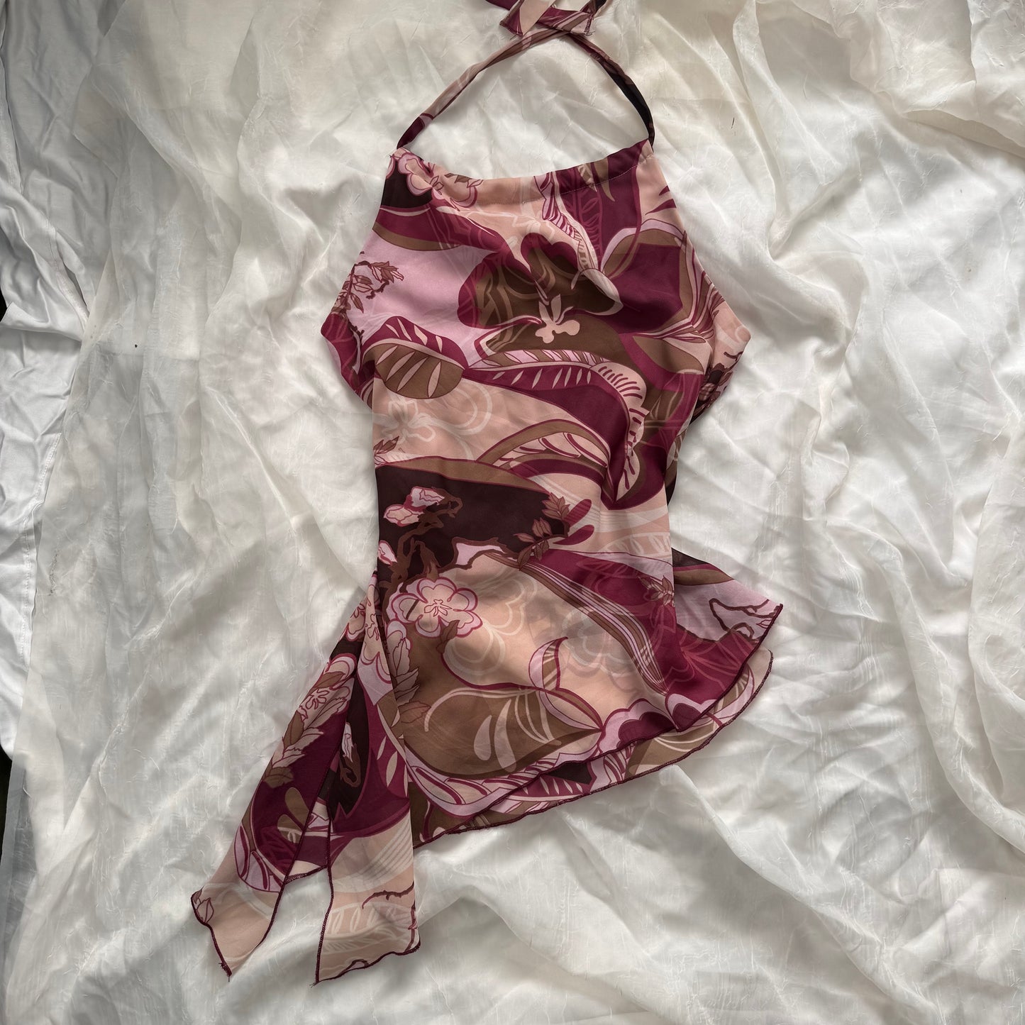 whimsical flower halter