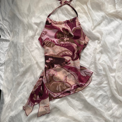 whimsical flower halter