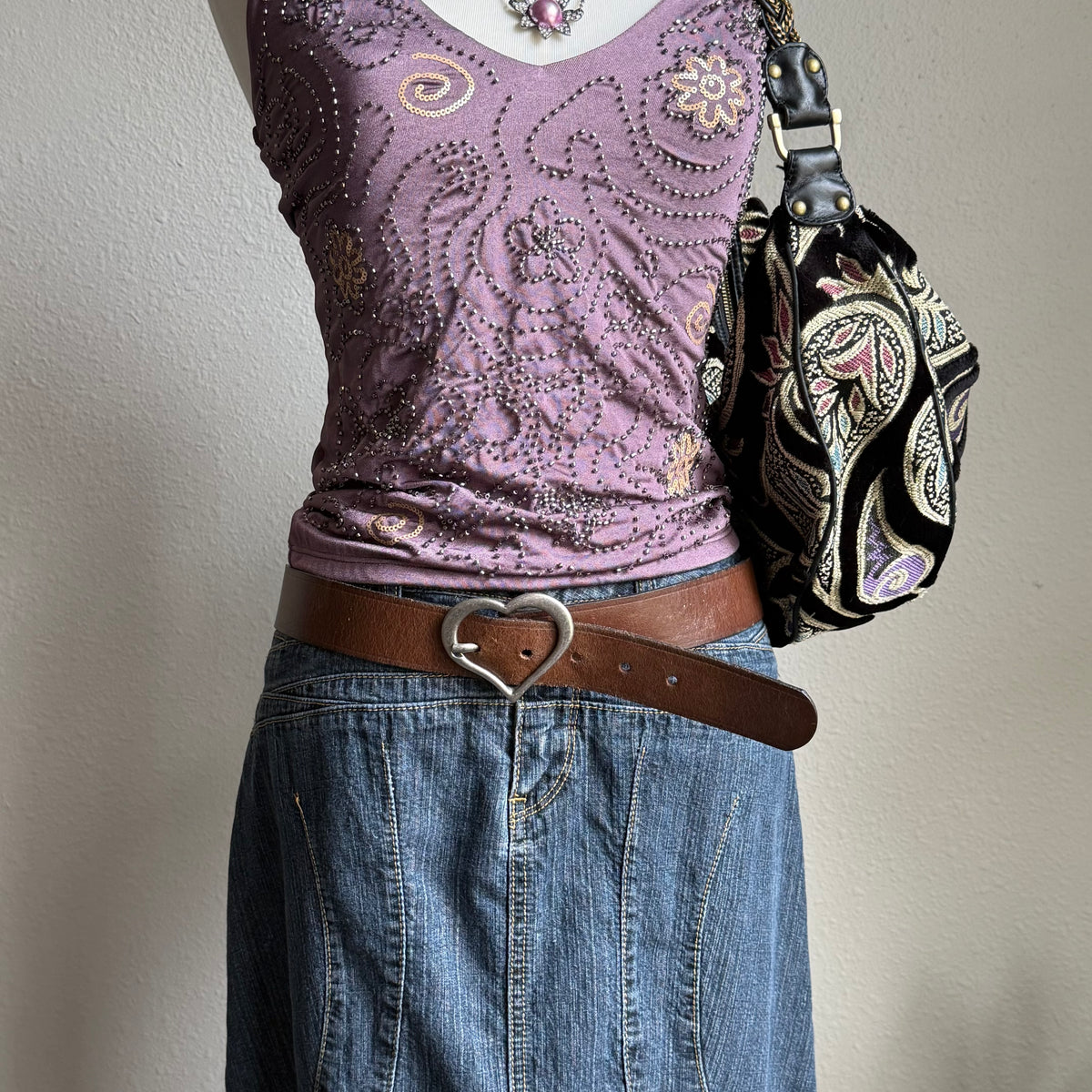 Molly’s heart buckle belt