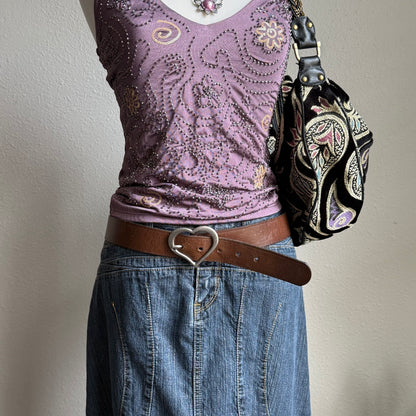 Molly’s heart buckle belt