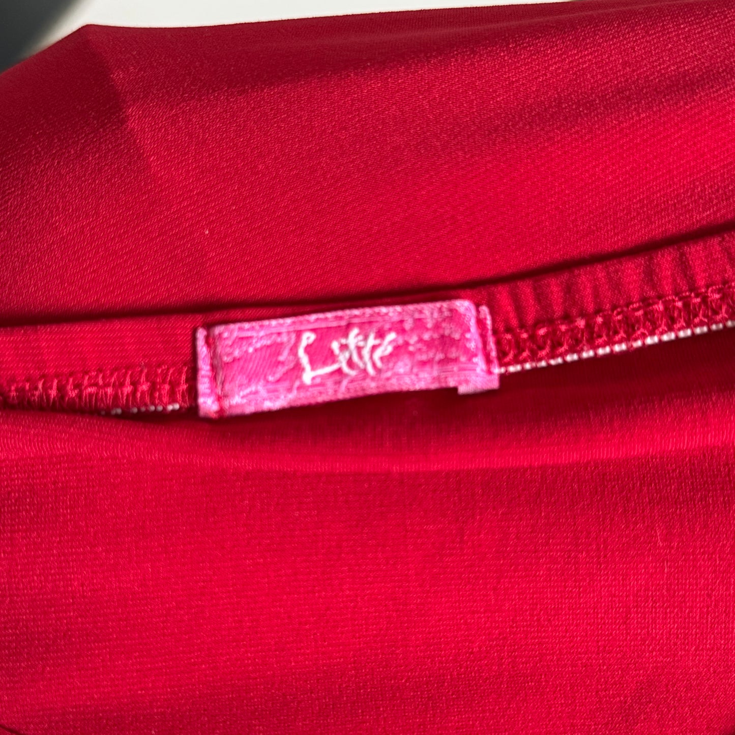 Red fairy flowy skirt