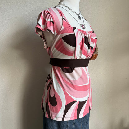 Abby’s swirl babydoll top