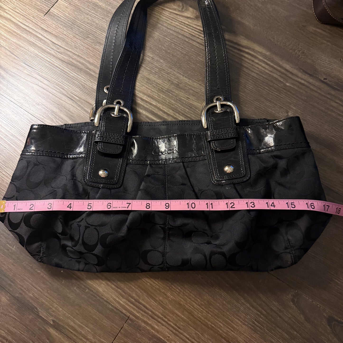 Black Coach shoulder bag