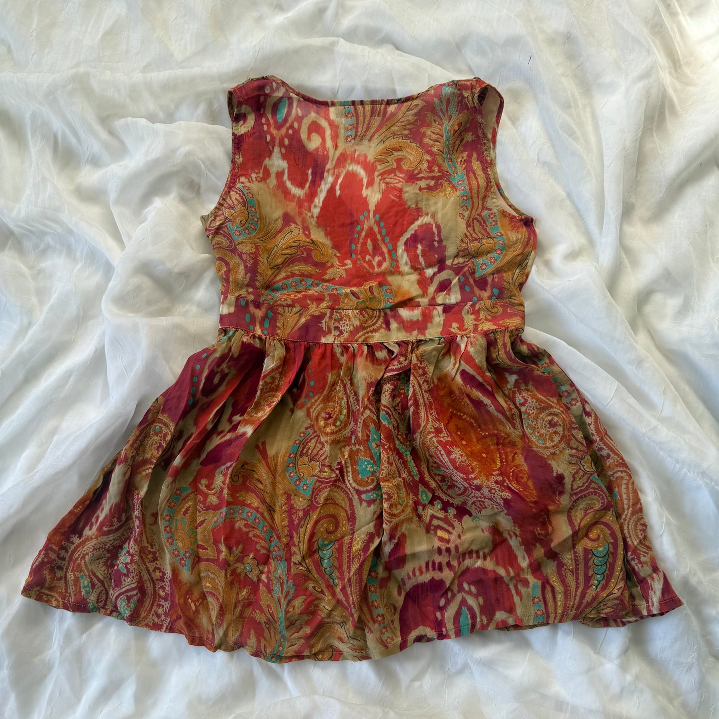 Summer sequin tank top