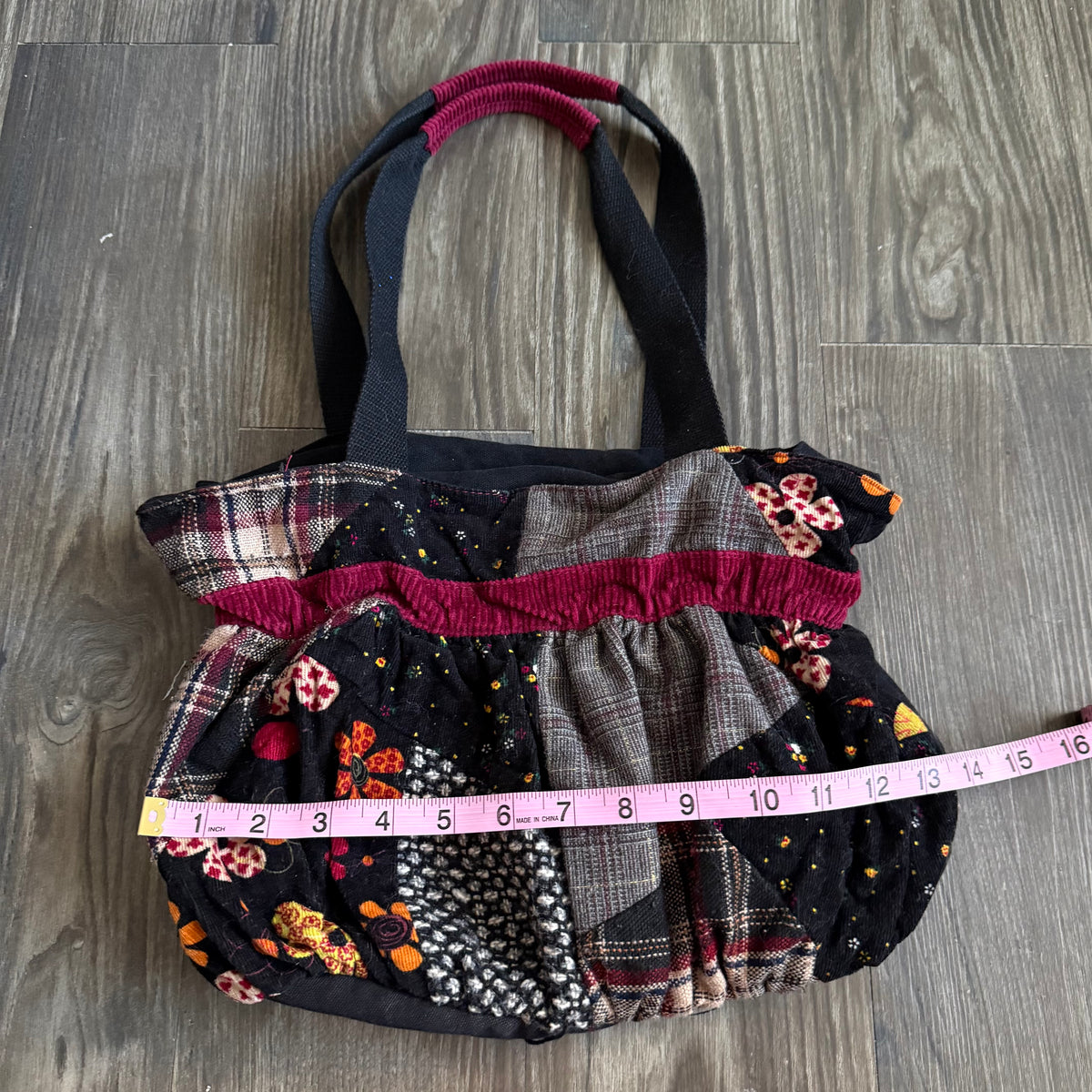 Grace’s fall patterned bag