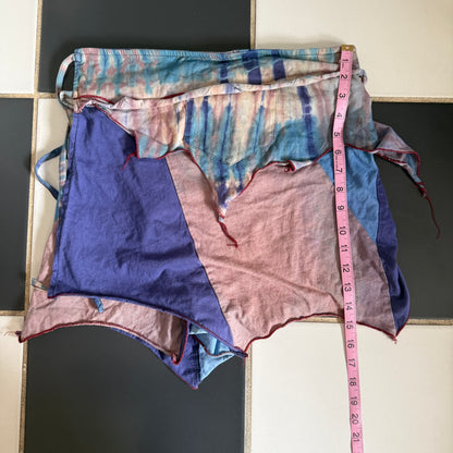 Fairy adjustable purple mini skirt