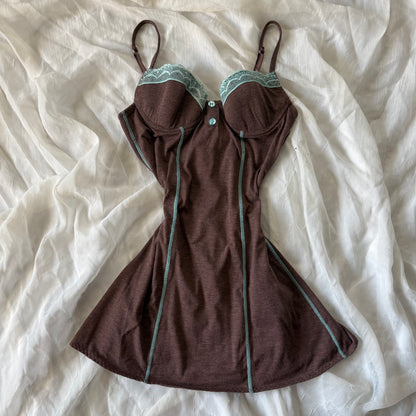 Dollhouse brown lingerie