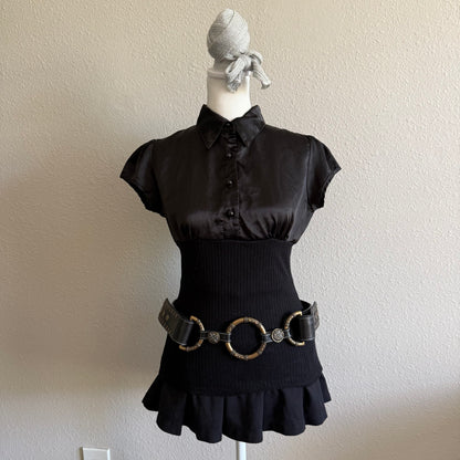 Office Siren satin top