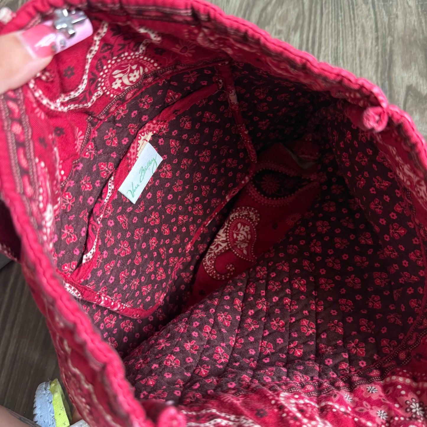 Vera Bradley retired mesa paisley shoulder bag