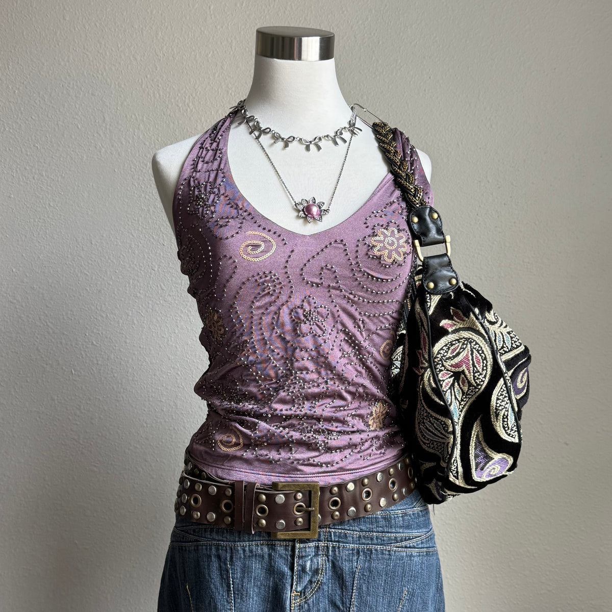2000s studded belt