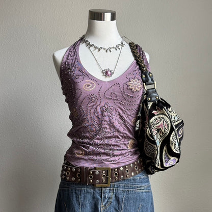 2000s studded belt