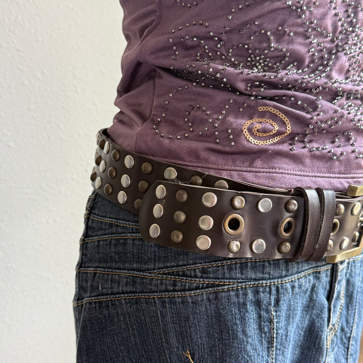 2000s studded belt