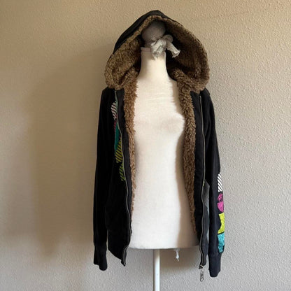 Roxy faux fur zip up