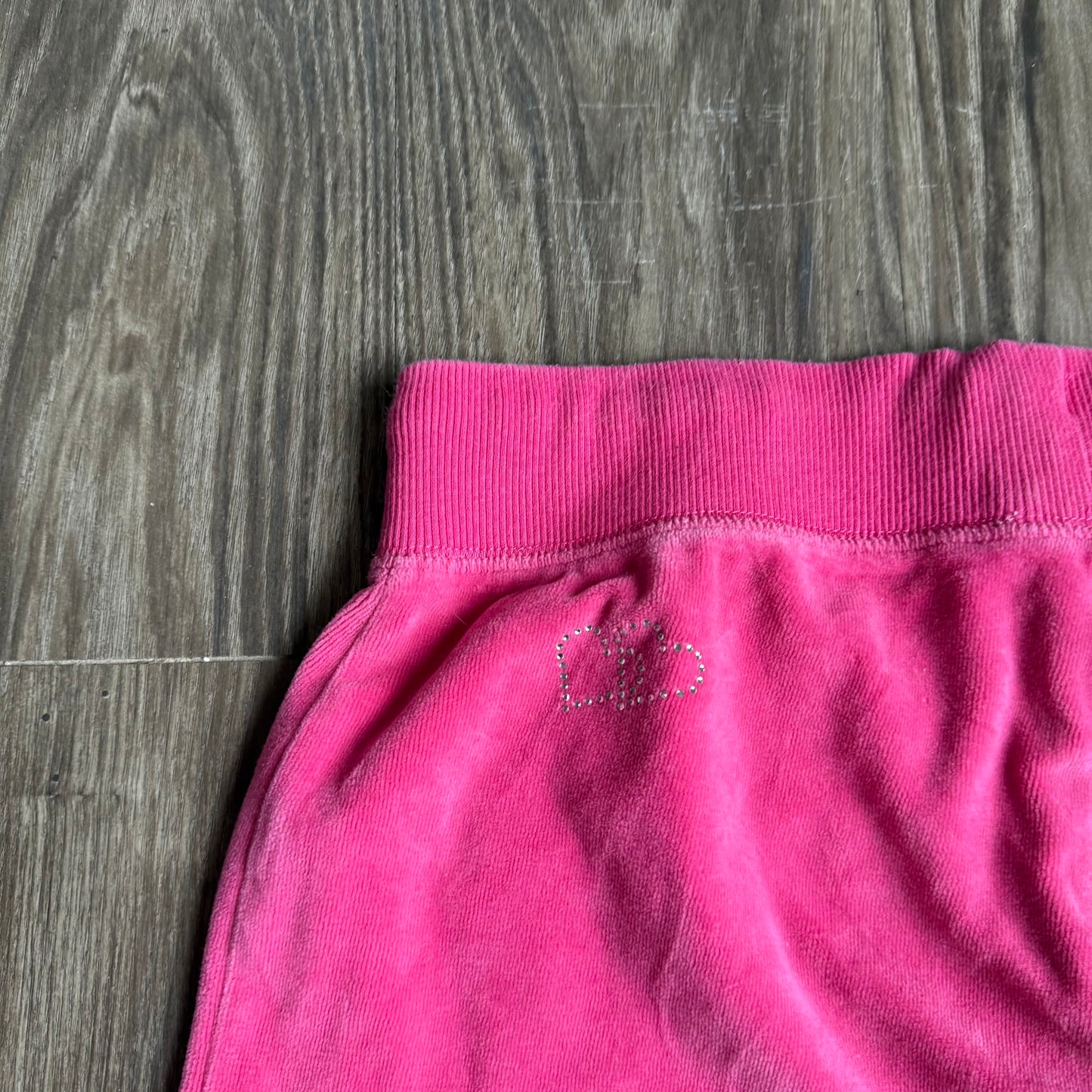 Pink velvet gauchos