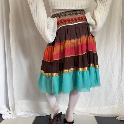 Fairy summer midi skirt