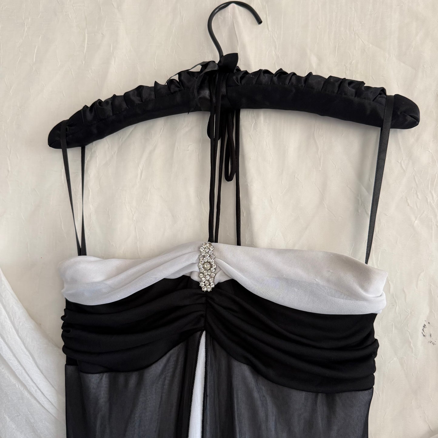 2000s Taboo prom halter dress