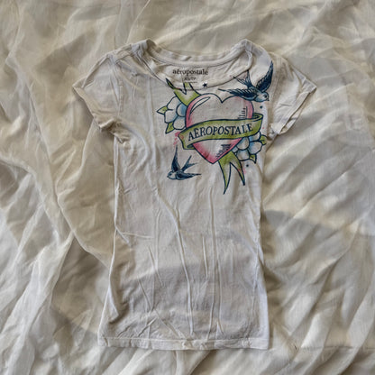 Aeropostale heart winged top