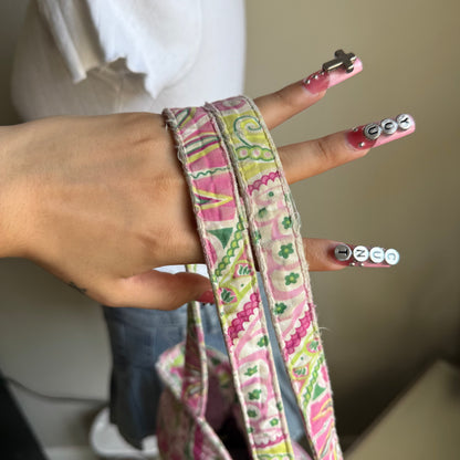 Vera Bradley pinwheel pink shoulder bag