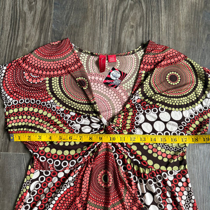 Zoey Beth circle patterned top
